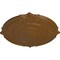 Ekena Millwork Attica Ceiling Medallion (Fits Canopies up to 3 3/4"), Hnd-Painted Smokey Topaz, 39 1/2"OD x 2 1/2"P CM39ATSTF - alternate 2